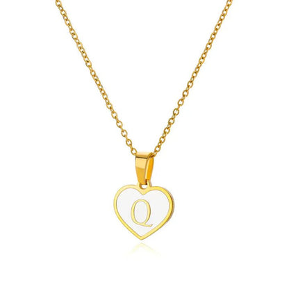 LoveScript Initial Necklace - Dolbrook Jewelers
