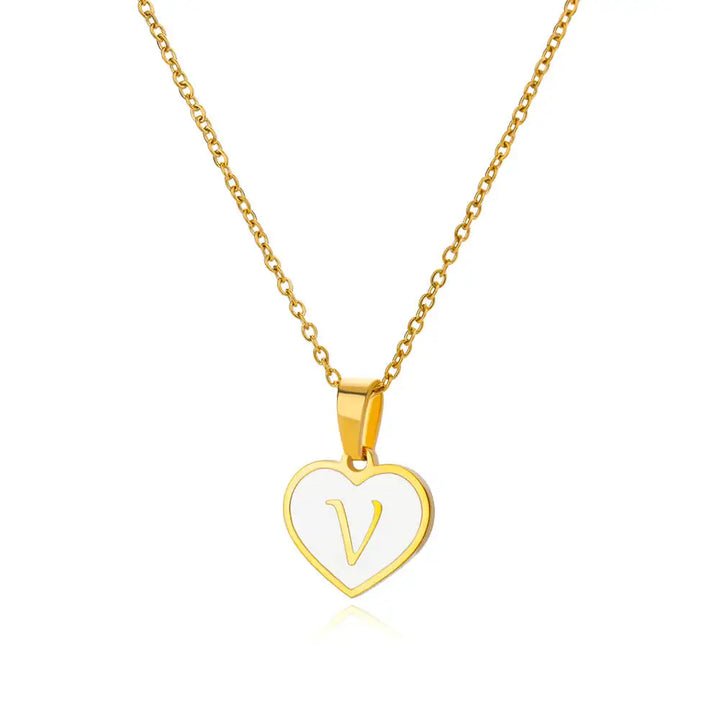 LoveScript Initial Necklace - Dolbrook Jewelers