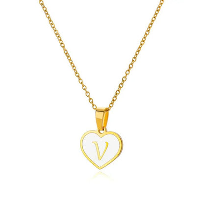 LoveScript Initial Necklace - Dolbrook Jewelers