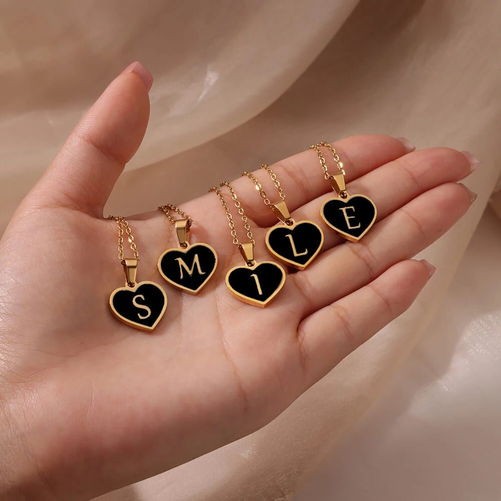 LoveScript Initial Necklace - Dolbrook Jewelers