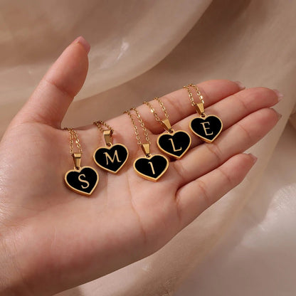 LoveScript Initial Necklace - Dolbrook Jewelers