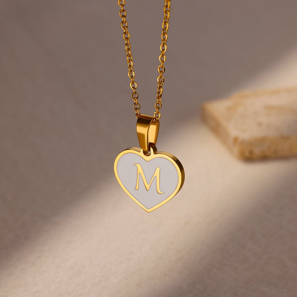 LoveScript Initial Necklace - Dolbrook Jewelers