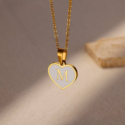 LoveScript Initial Necklace - Dolbrook Jewelers