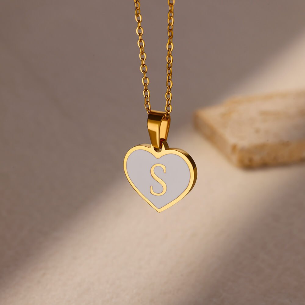 LoveScript Initial Necklace - Dolbrook Jewelers
