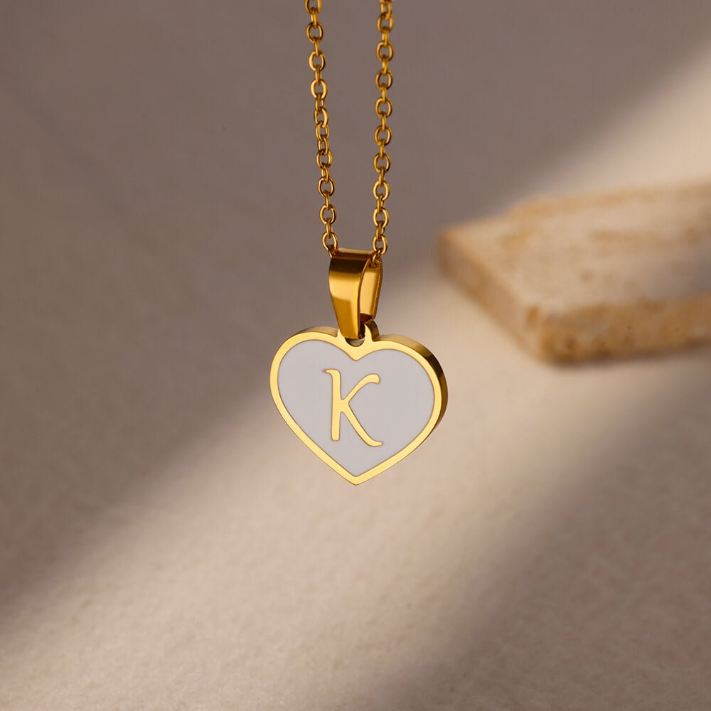 LoveScript Initial Necklace - Dolbrook Jewelers