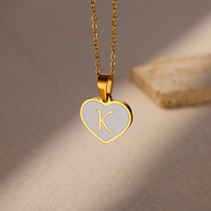 LoveScript Initial Necklace - Dolbrook Jewelers