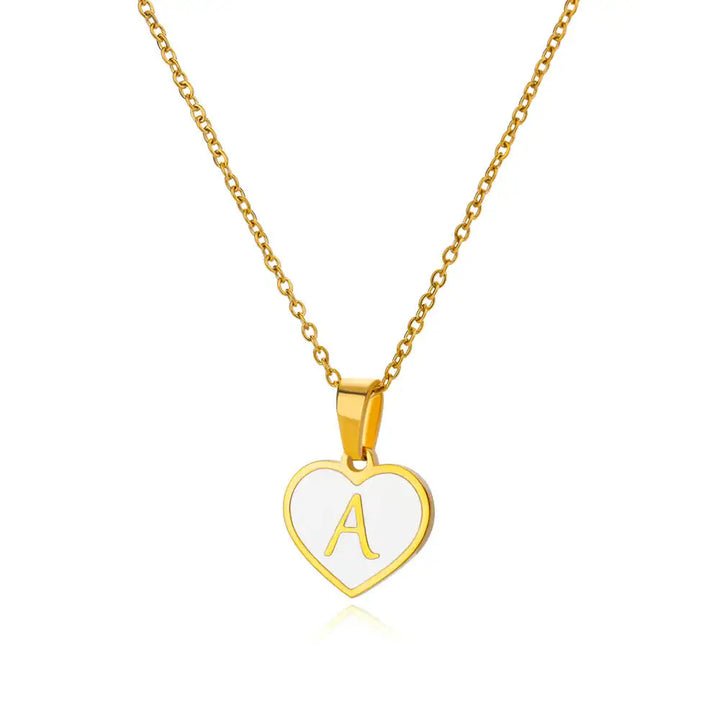 LoveScript Initial Necklace - Dolbrook Jewelers