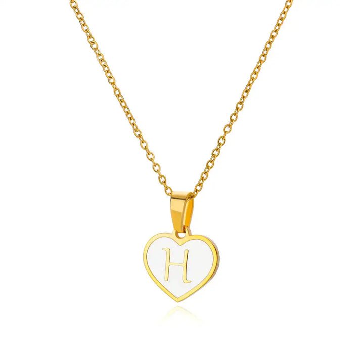 LoveScript Initial Necklace - Dolbrook Jewelers