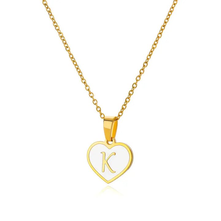 LoveScript Initial Necklace - Dolbrook Jewelers