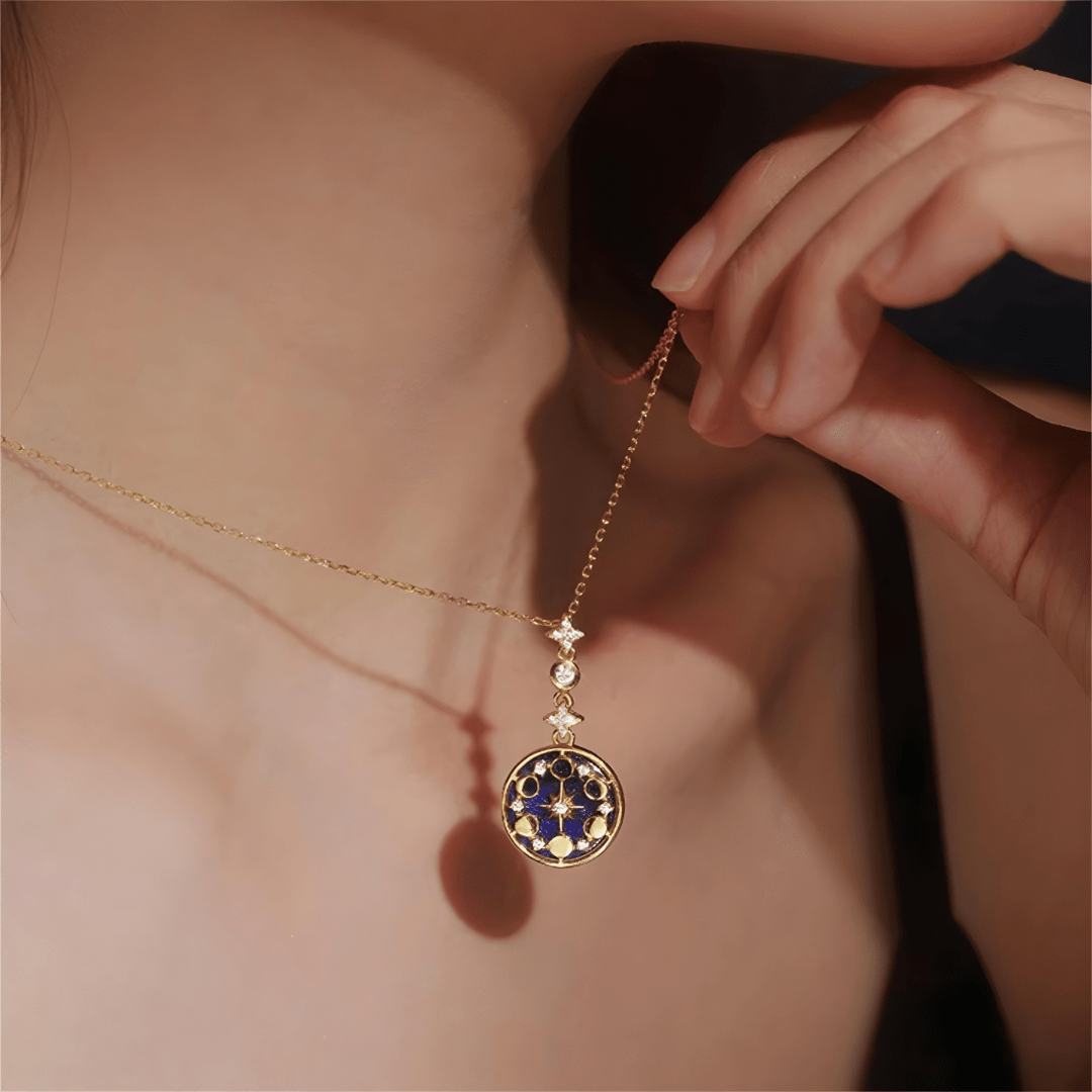 Midnight Sky Celestial Pendant Necklace - Dolbrook Jewelers