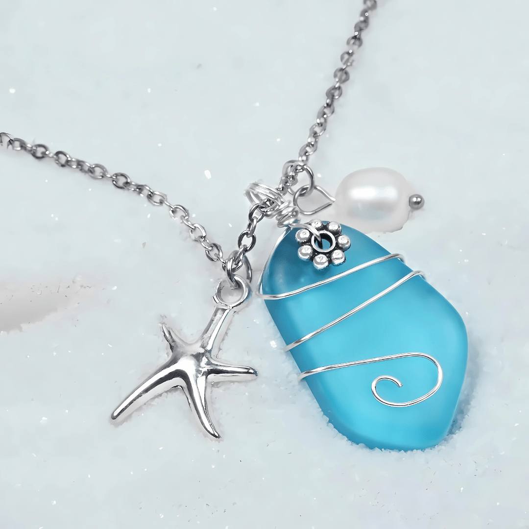 Ocean Dreams Sea Glass Necklace - Dolbrook Jewelers