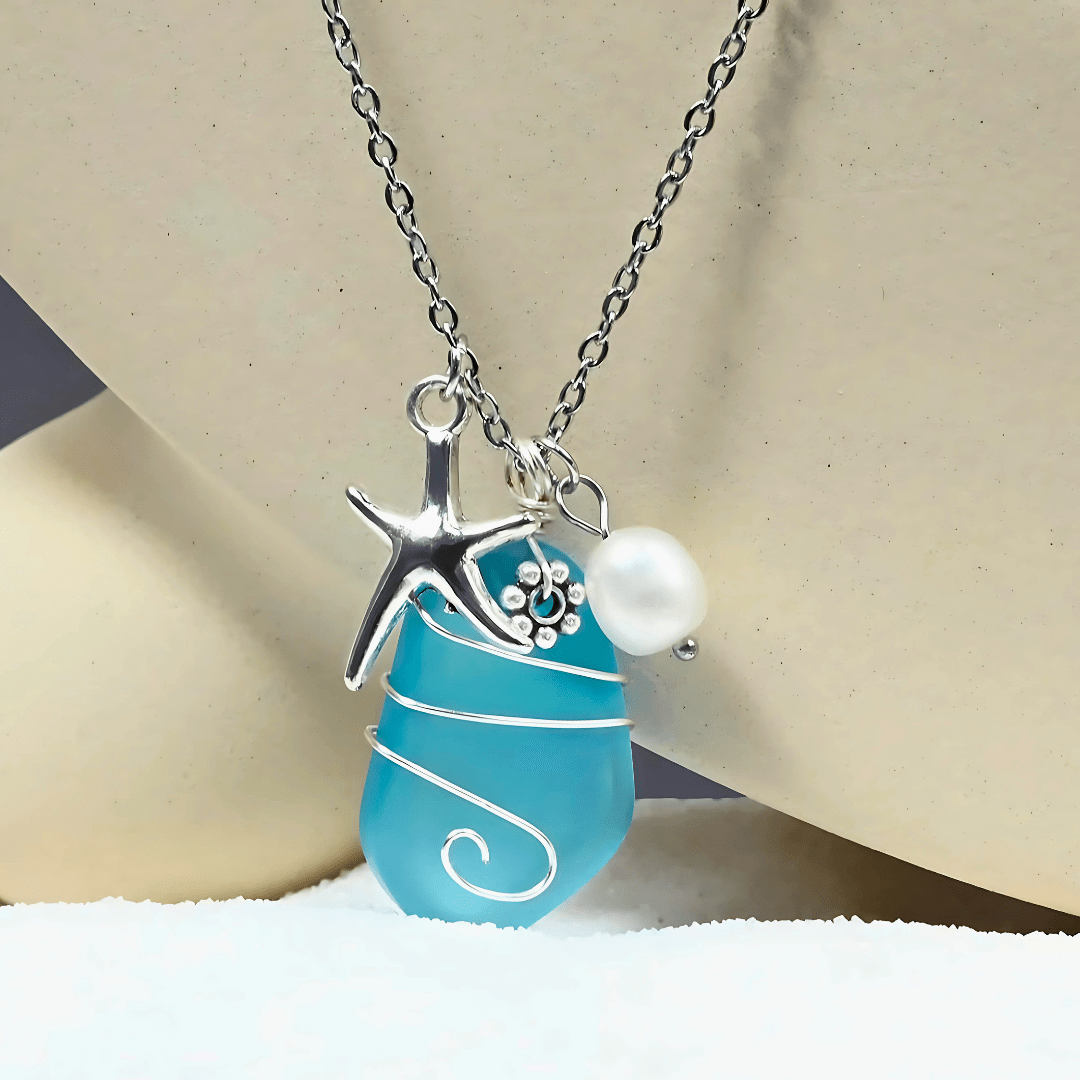 Ocean Dreams Sea Glass Necklace - Dolbrook Jewelers