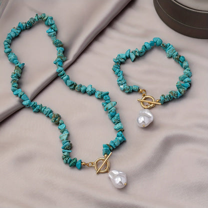 Ocean Kiss Turquoise & Pearl Collection - Dolbrook Jewelers