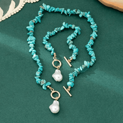 Ocean Kiss Turquoise & Pearl Collection - Dolbrook Jewelers