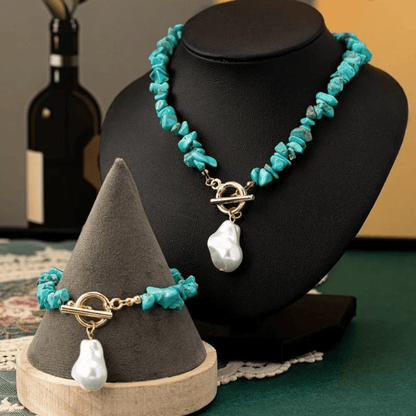 Ocean Kiss Turquoise & Pearl Collection - Dolbrook Jewelers