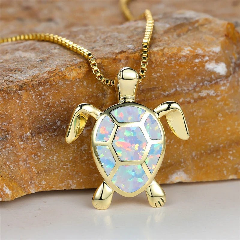 Ocean's Promise Opal Turtle Necklace - Dolbrook Jewelers