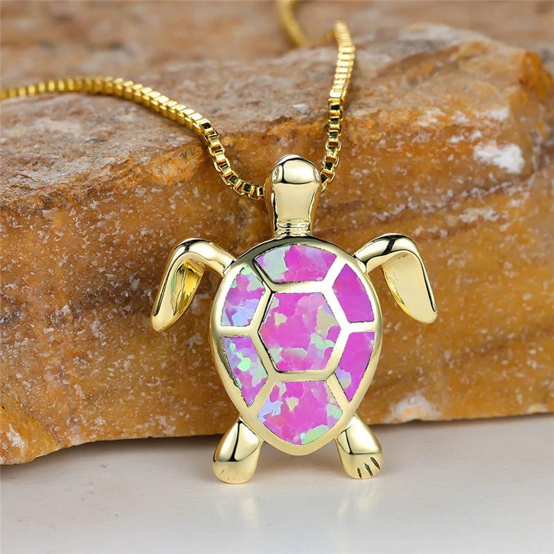 Ocean's Promise Opal Turtle Necklace - Dolbrook Jewelers