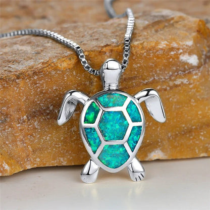 Ocean's Promise Opal Turtle Necklace - Dolbrook Jewelers