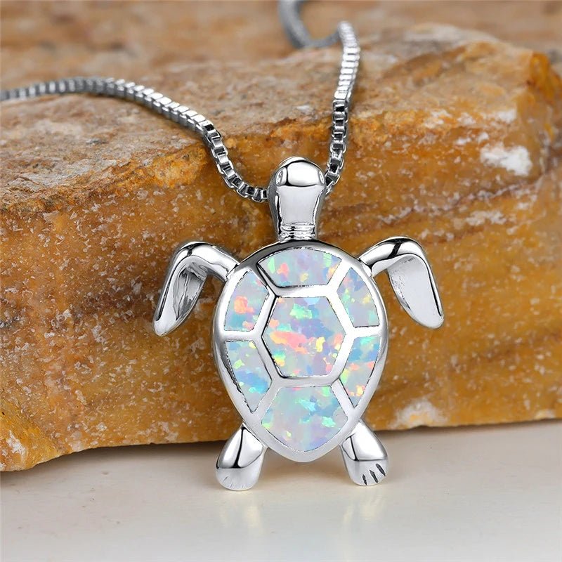 Ocean's Promise Opal Turtle Necklace - Dolbrook Jewelers