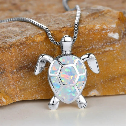 Ocean's Promise Opal Turtle Necklace - Dolbrook Jewelers