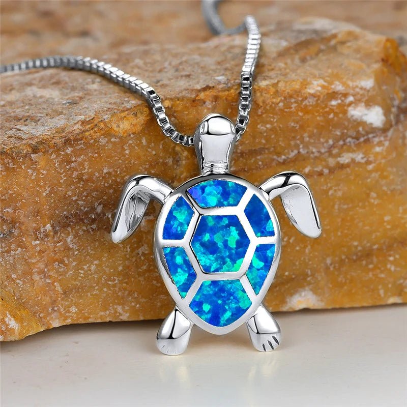Ocean's Promise Opal Turtle Necklace - Dolbrook Jewelers