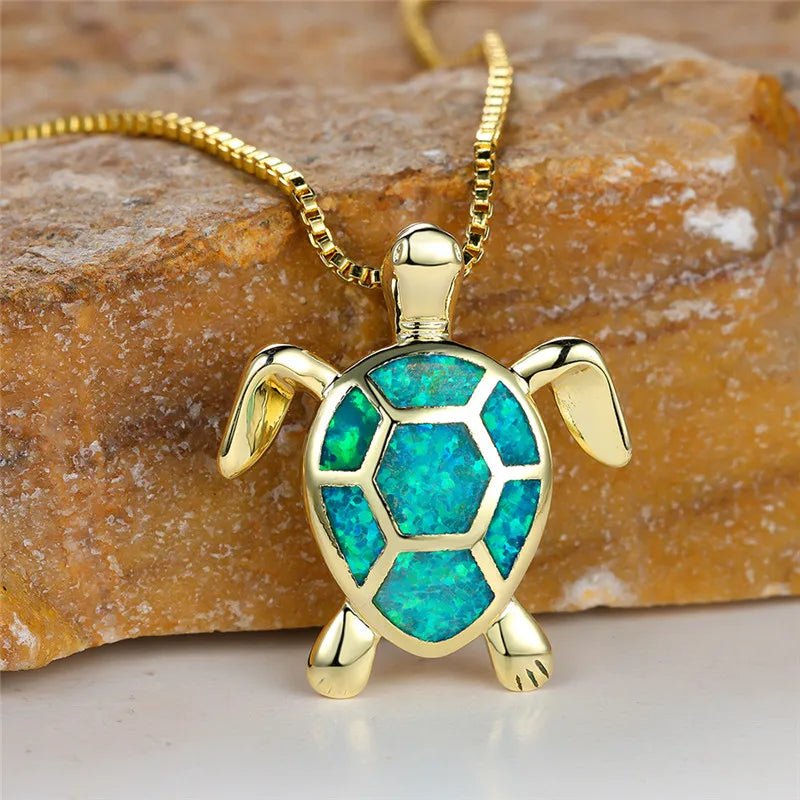 Ocean's Promise Opal Turtle Necklace - Dolbrook Jewelers