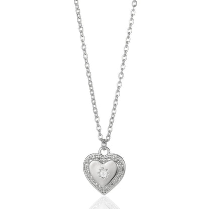 Olivia Crystal Heart Necklace - Dolbrook Jewelers