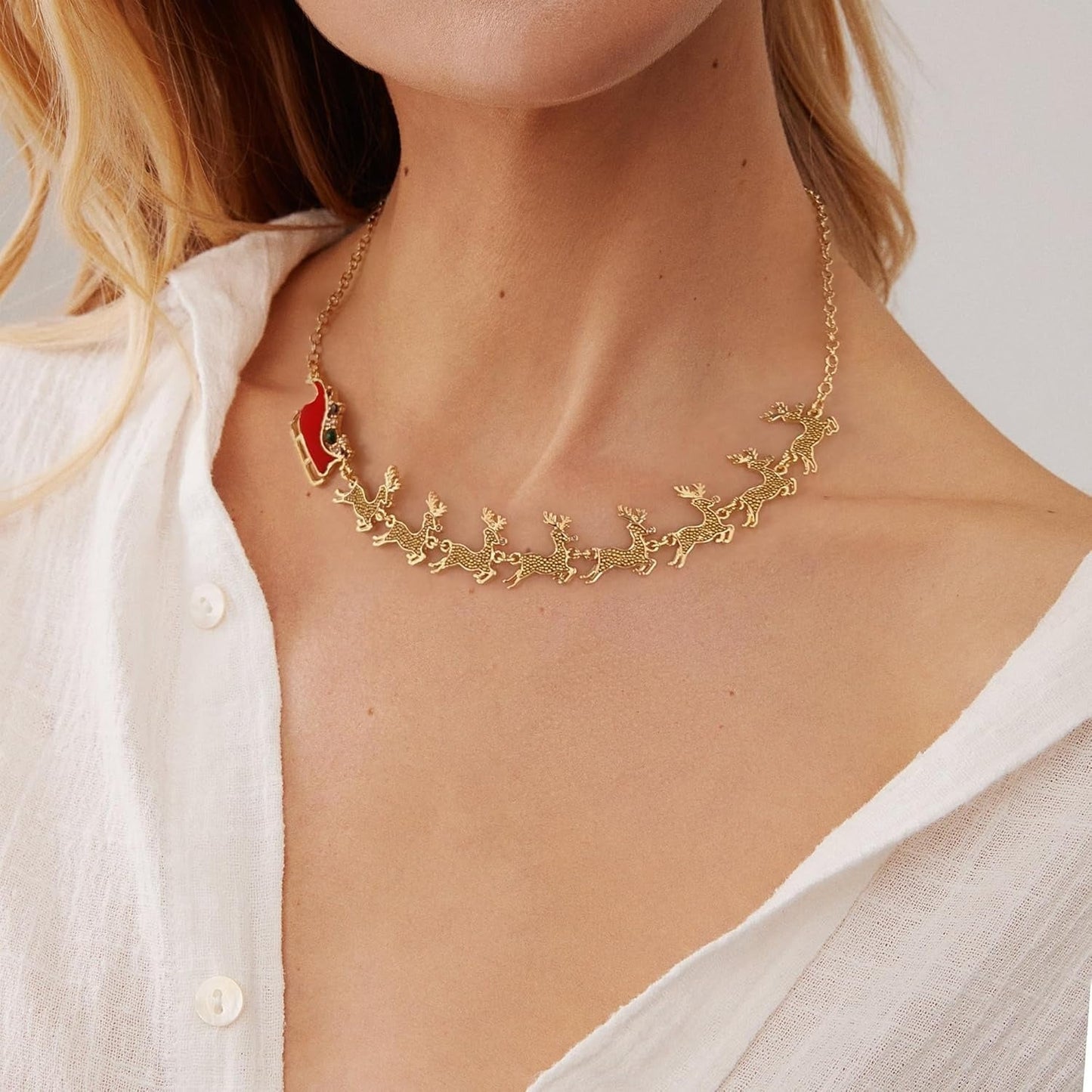 Prancer's Parade Necklace - Dolbrook Jewelers