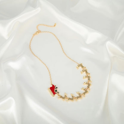 Prancer's Parade Necklace - Dolbrook Jewelers