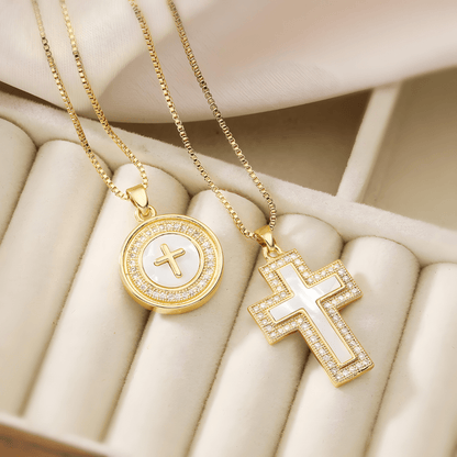 Radiant Faith Cross Necklace - Dolbrook Jewelers