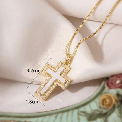 Radiant Faith Cross Necklace - Dolbrook Jewelers