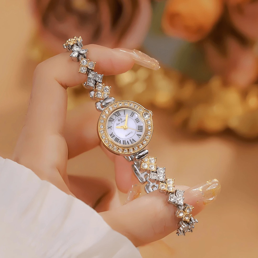 Radiant Moments Crystal Bracelet Watch - Dolbrook Jewelers