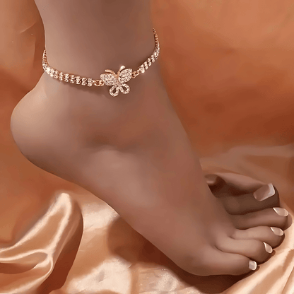 Radiant Wings Butterfly Anklet - Dolbrook Jewelers