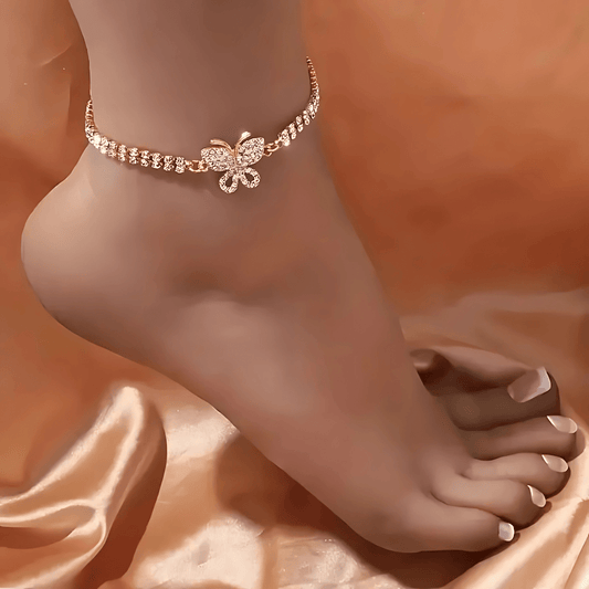 Radiant Wings Butterfly Anklet - Dolbrook Jewelers