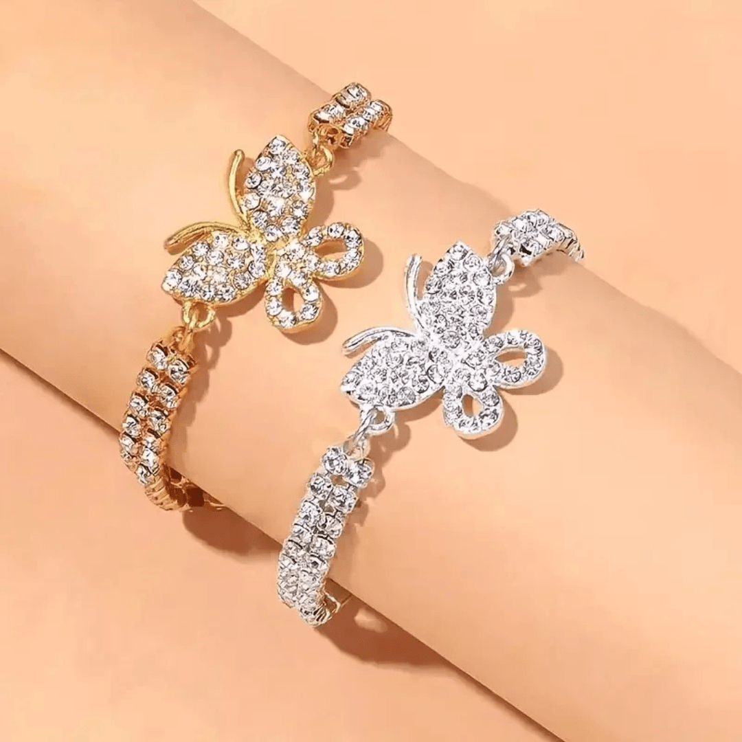 Radiant Wings Butterfly Anklet - Dolbrook Jewelers