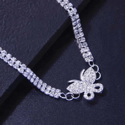 Radiant Wings Butterfly Anklet - Dolbrook Jewelers