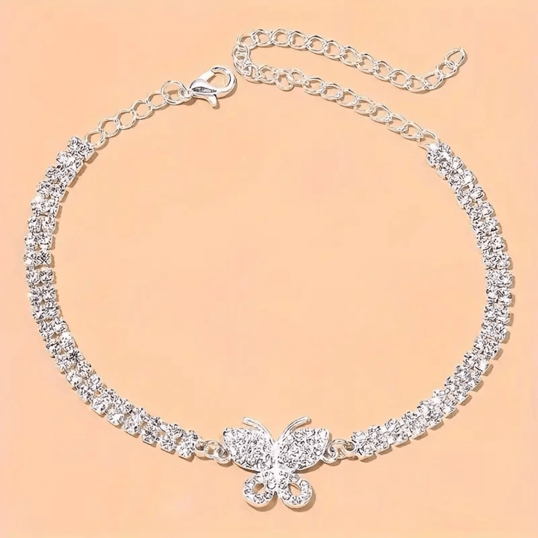 Radiant Wings Butterfly Anklet - Dolbrook Jewelers