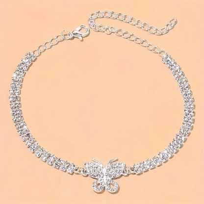 Radiant Wings Butterfly Anklet - Dolbrook Jewelers
