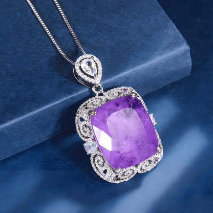 Royal Purple Pendant Necklace - Dolbrook Jewelers