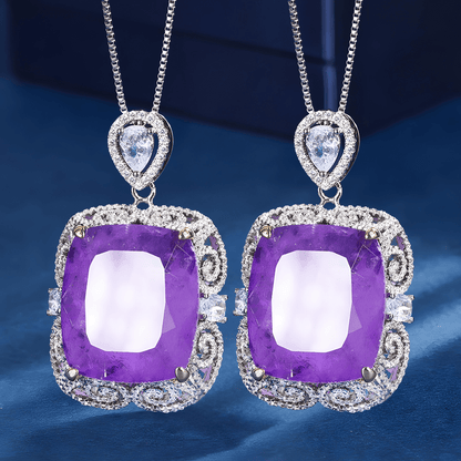 Royal Purple Pendant Necklace - Dolbrook Jewelers