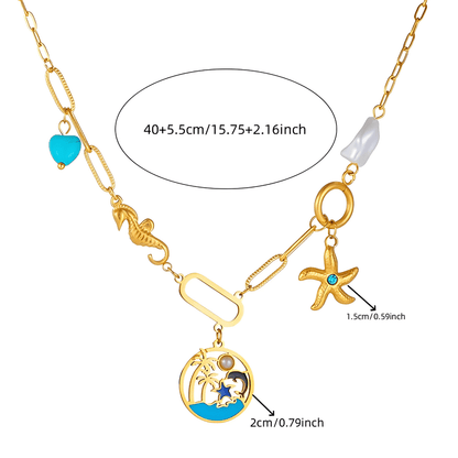 Seaside Story Charm Necklace - Dolbrook Jewelers
