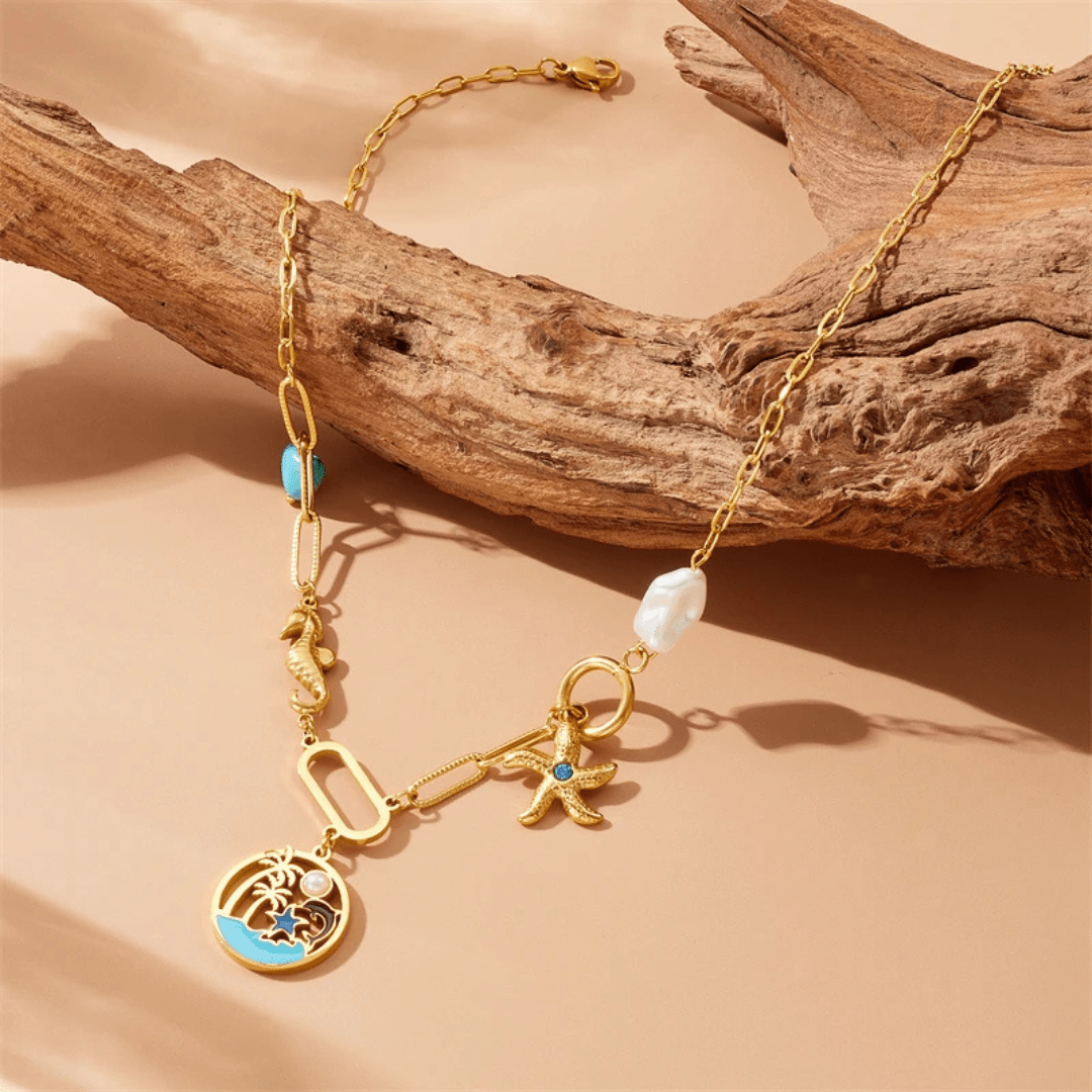 Seaside Story Charm Necklace - Dolbrook Jewelers