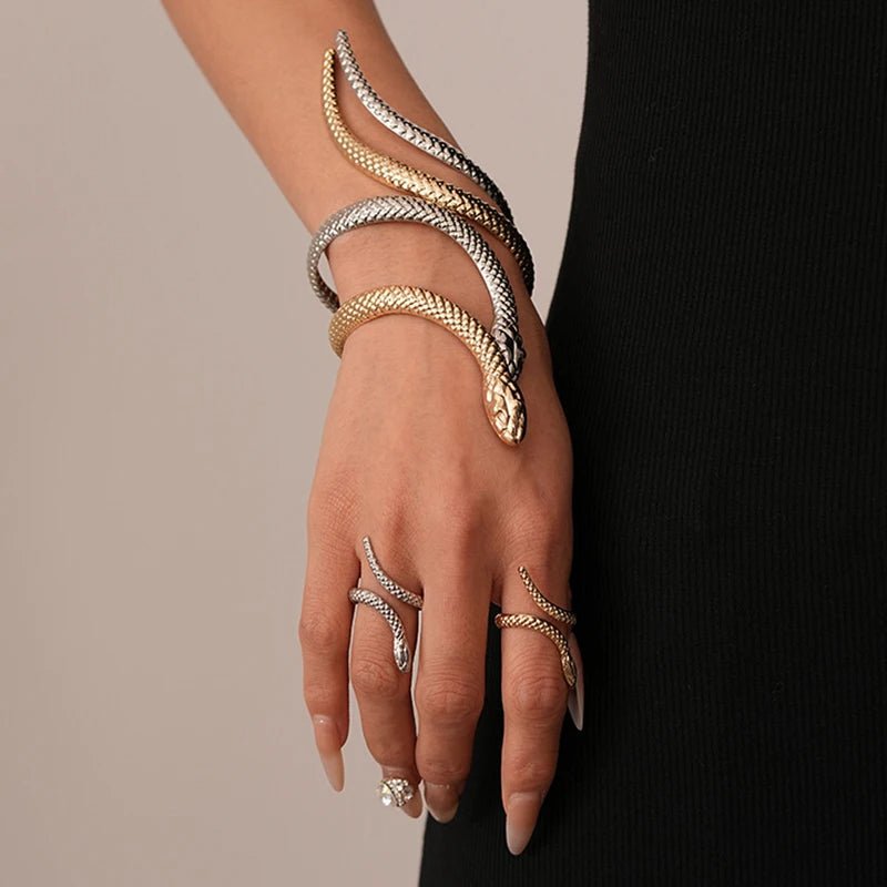 Serena Serpent Bracelet & Ring Set - Dolbrook Jewelers