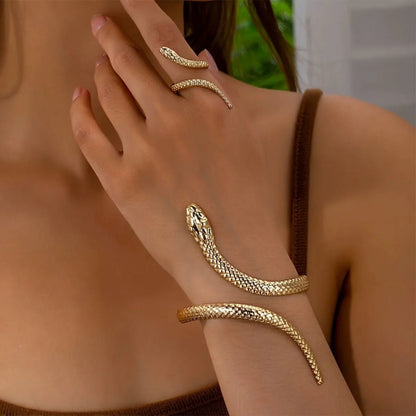 Serena Serpent Bracelet & Ring Set - Dolbrook Jewelers