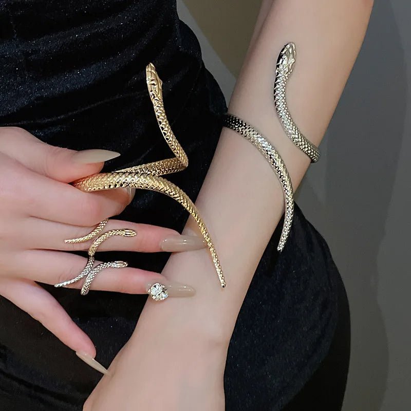 Serena Serpent Bracelet & Ring Set - Dolbrook Jewelers