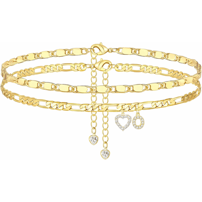 Sofia Love Initial Anklet - Dolbrook Jewelers