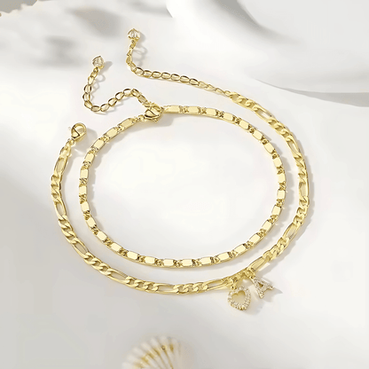 Sofia Love Initial Anklet - Dolbrook Jewelers