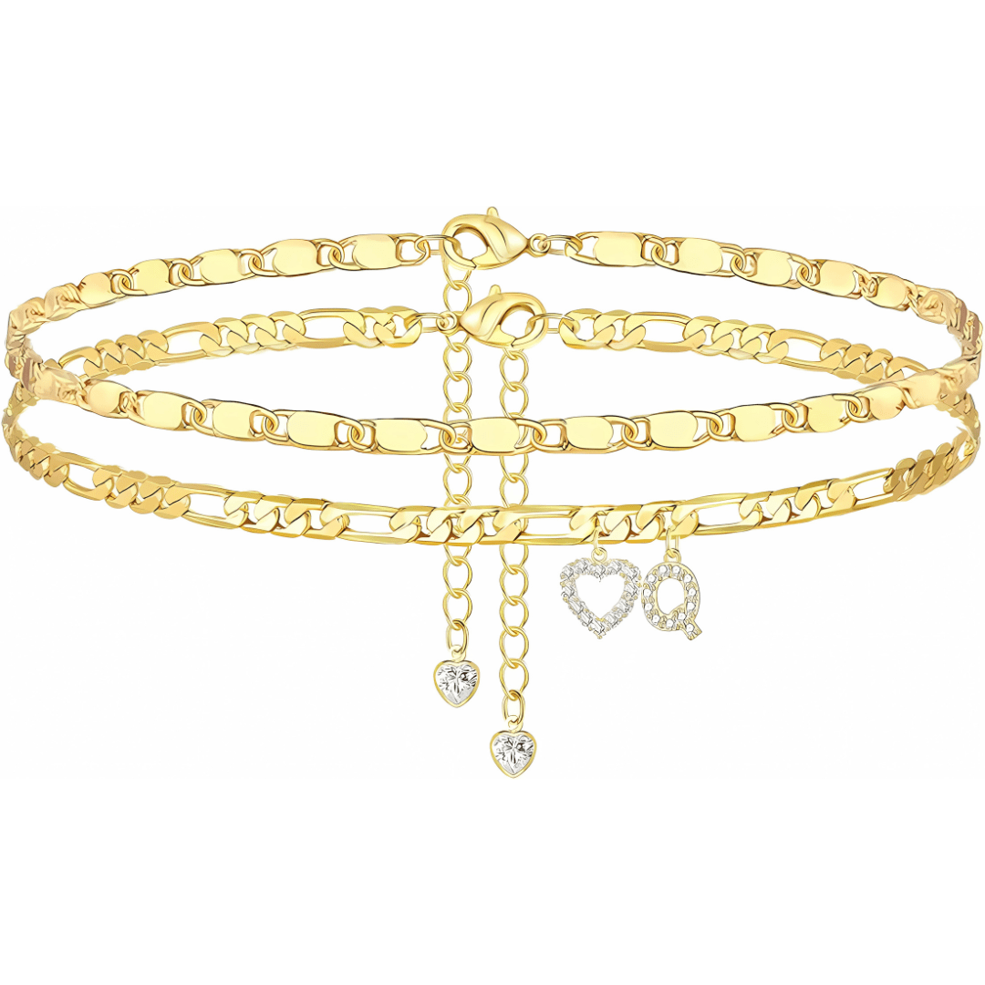 Sofia Love Initial Anklet - Dolbrook Jewelers
