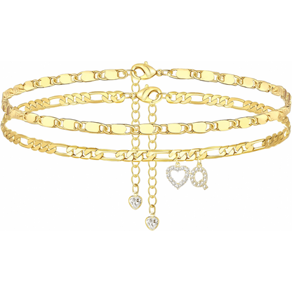 Sofia Love Initial Anklet - Dolbrook Jewelers