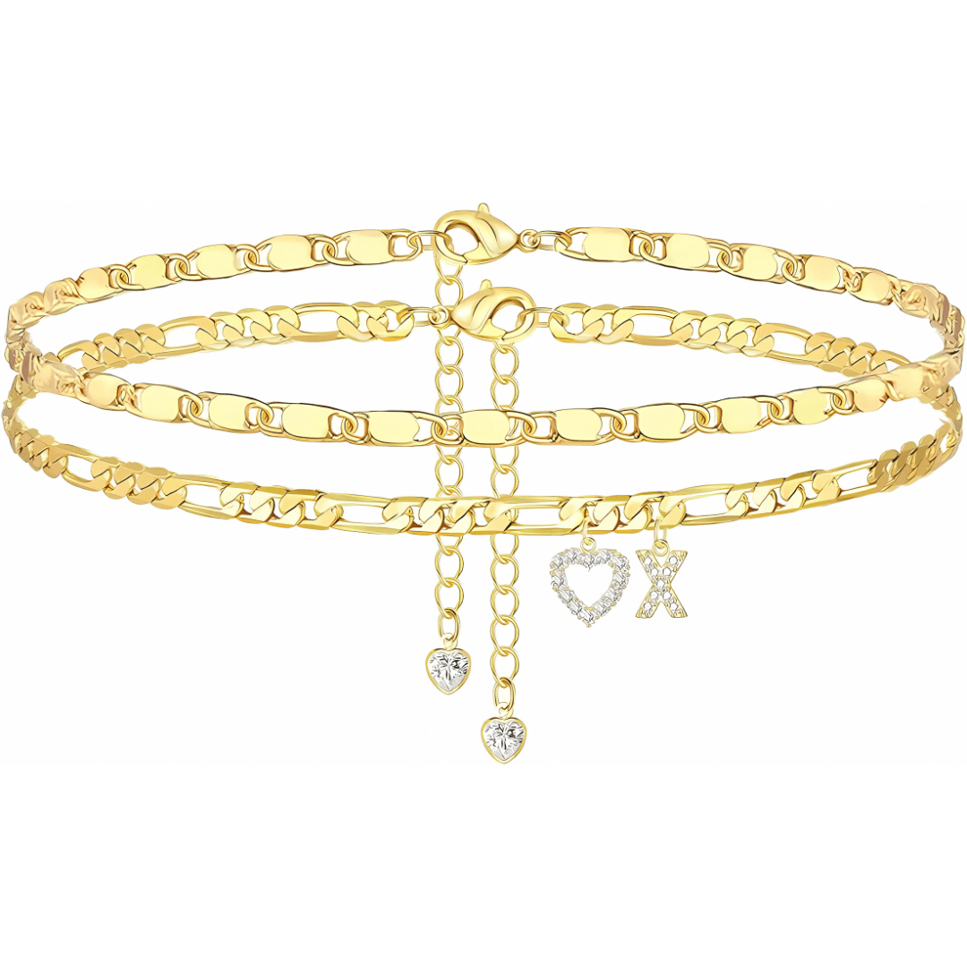 Sofia Love Initial Anklet - Dolbrook Jewelers